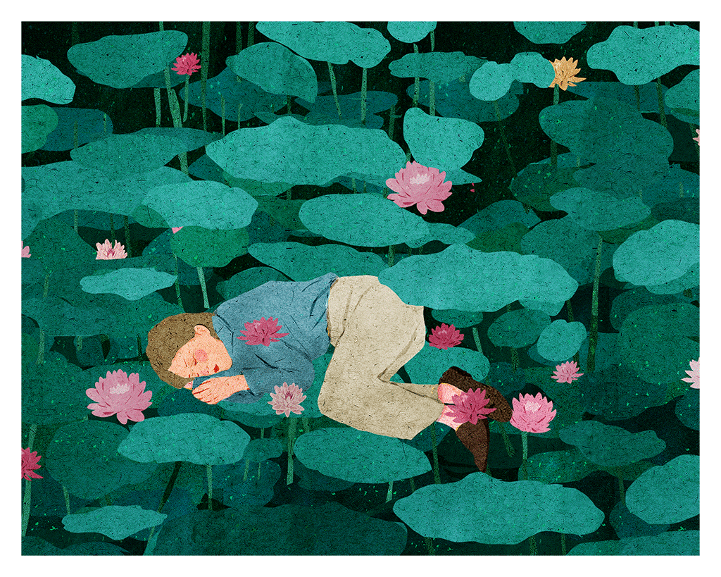 Water Lily by Xuan Loc Xuan - Toi Gallery 