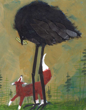 The raven and the fox by Inbar Algazi