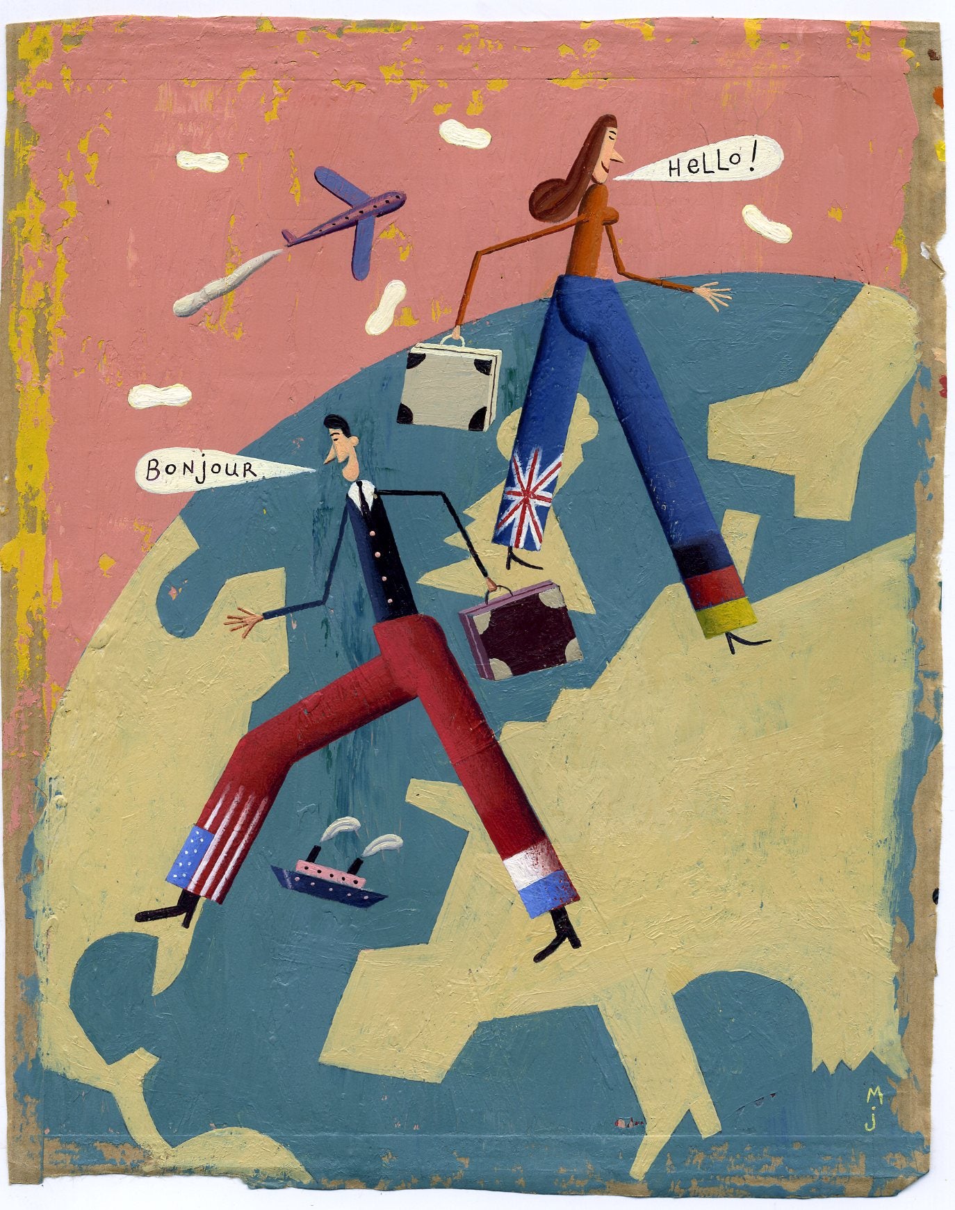 Martin Jarrie's Paris Atelier and presentation for Toi Gallery online solo show.