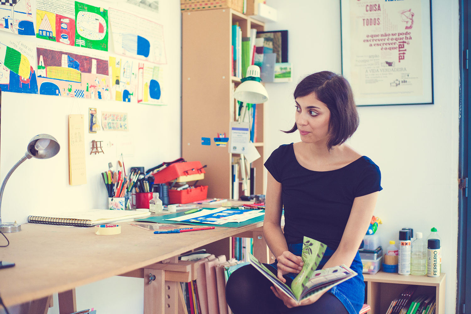 Artists in Motion: Catarina Sobral "Literature creates readers, visual arts create the possibility of reading and thinking through images... All those types of literacy are equally important."