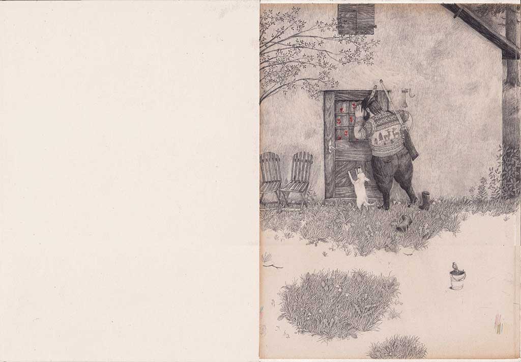 Beautiful and Calm: Mezmerizing drawing by Joanna Concejo for Toi Gallery