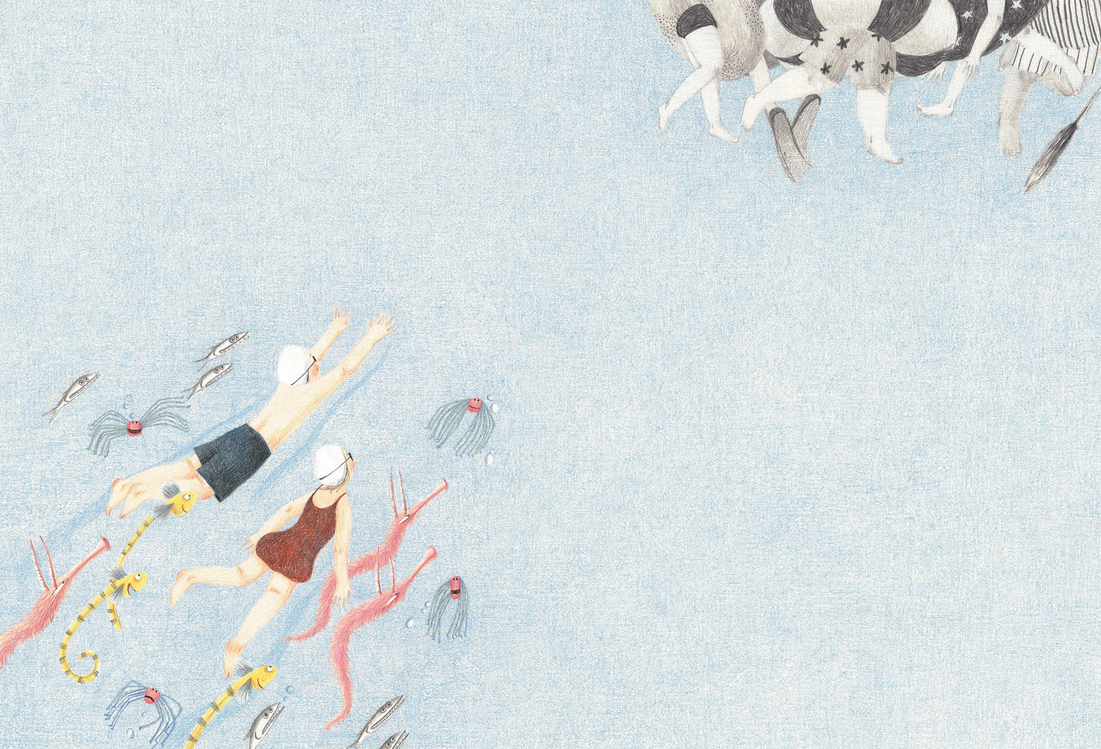 A beautiful article by Maria Popova of Brain Pickings about JiHyeon Lee's book Pool