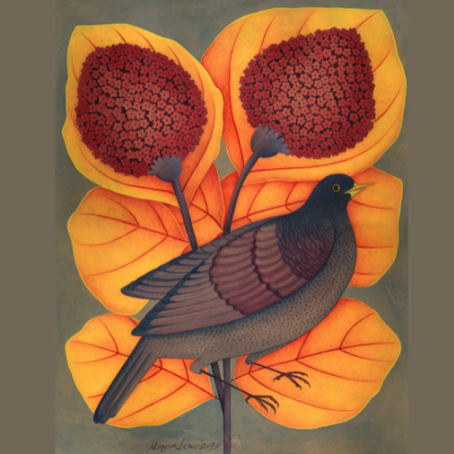 Autumn Flower by Maryam Lamei Harvani - Toi Art Gallery