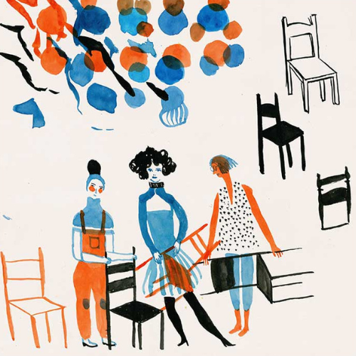 Chairs by Violeta Lopiz