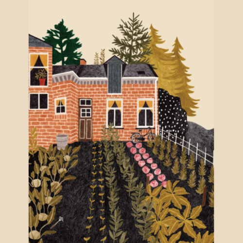 House with a garden by Lieke Van der Vorst