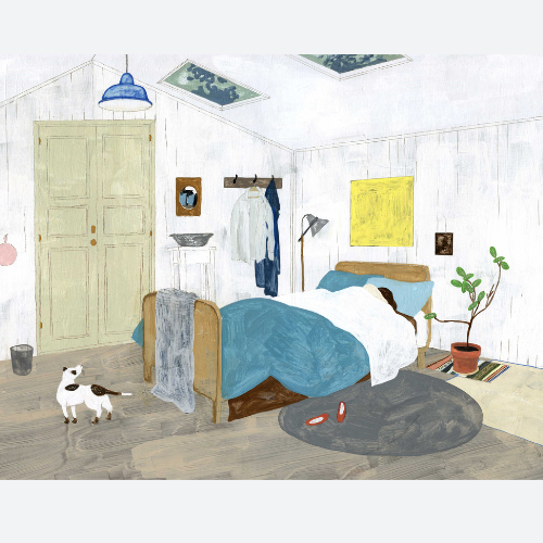 The room with skylight by Fumi Koike