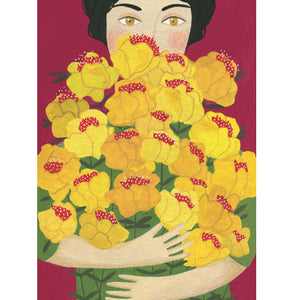 Yellow Flowers by Virginie Cognet
