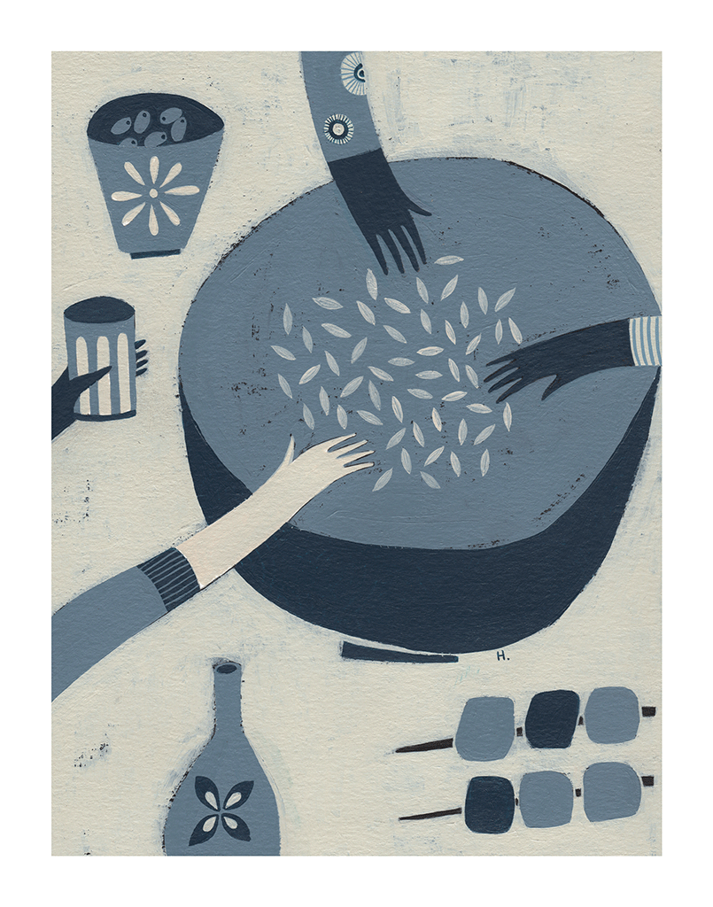 Around the table by Carole Henaff