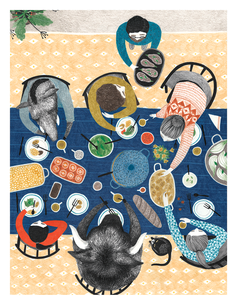 At the table by Lieke Van der Vorst