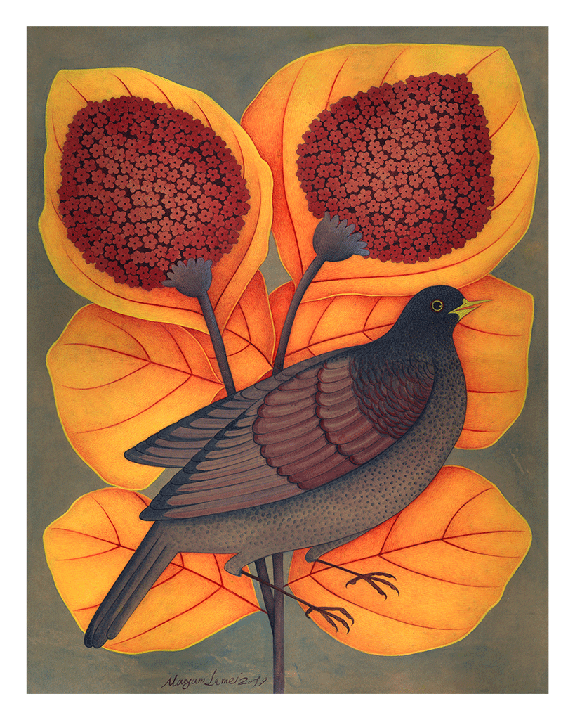 Autumn Flower by Maryam Lamei Harvani