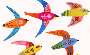 Bird flock by Carolyn Gavin