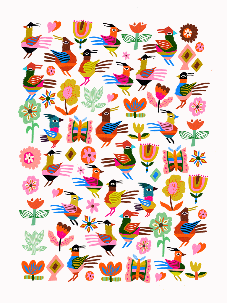 Blanket bird by Carolyn Gavin