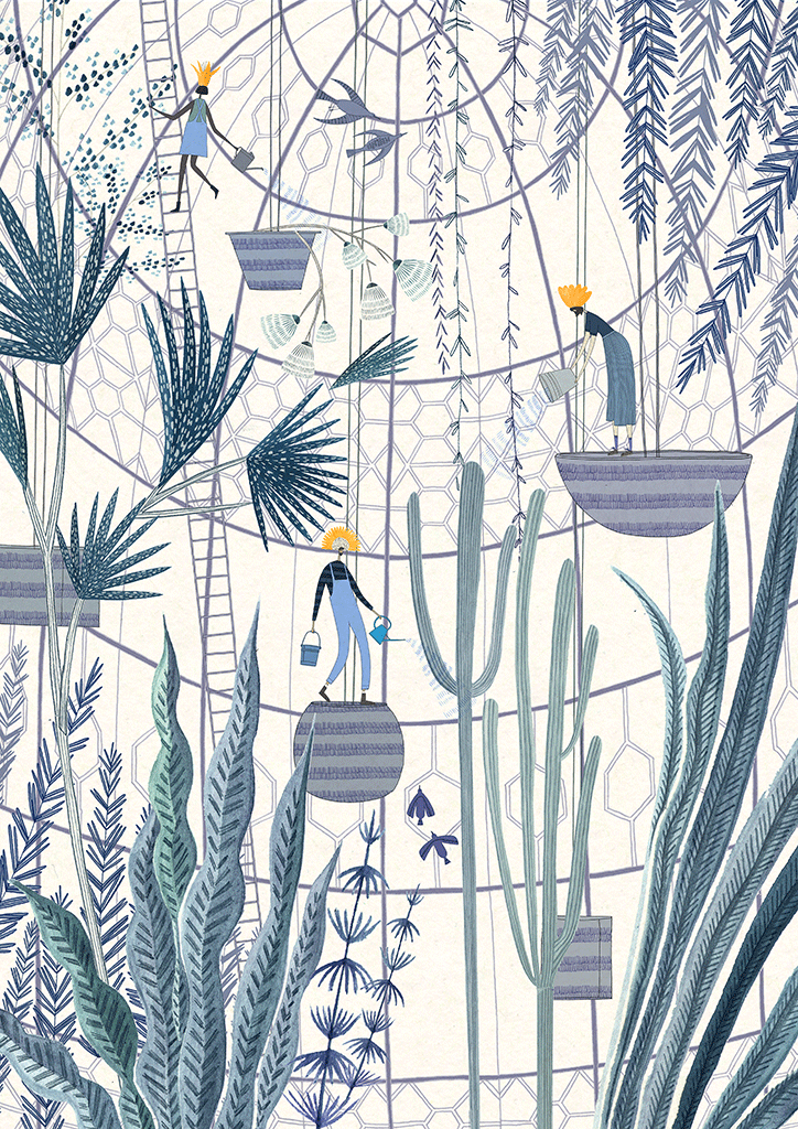 Blue Sanctuary by Rosanna Tasker - Toi Gallery 