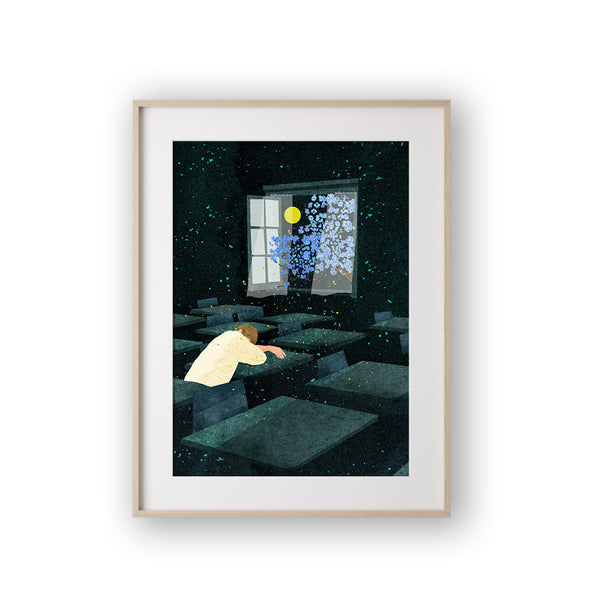 Blue Night by Jason DeLancey…インテリアフレーム Jason Delaney Lithograph 