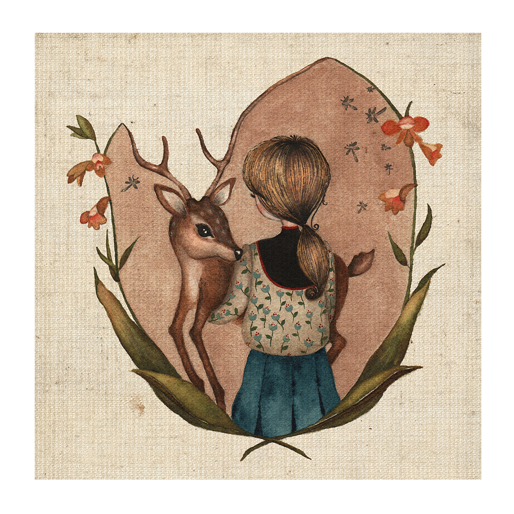 Deer little one by Lakhsmita Indira