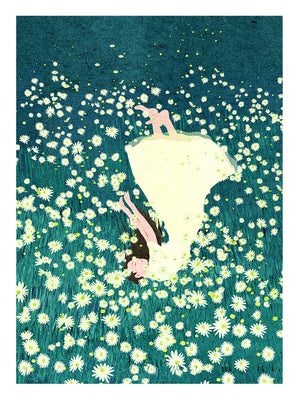 Falling on flowers by Xuan Loc Xuan