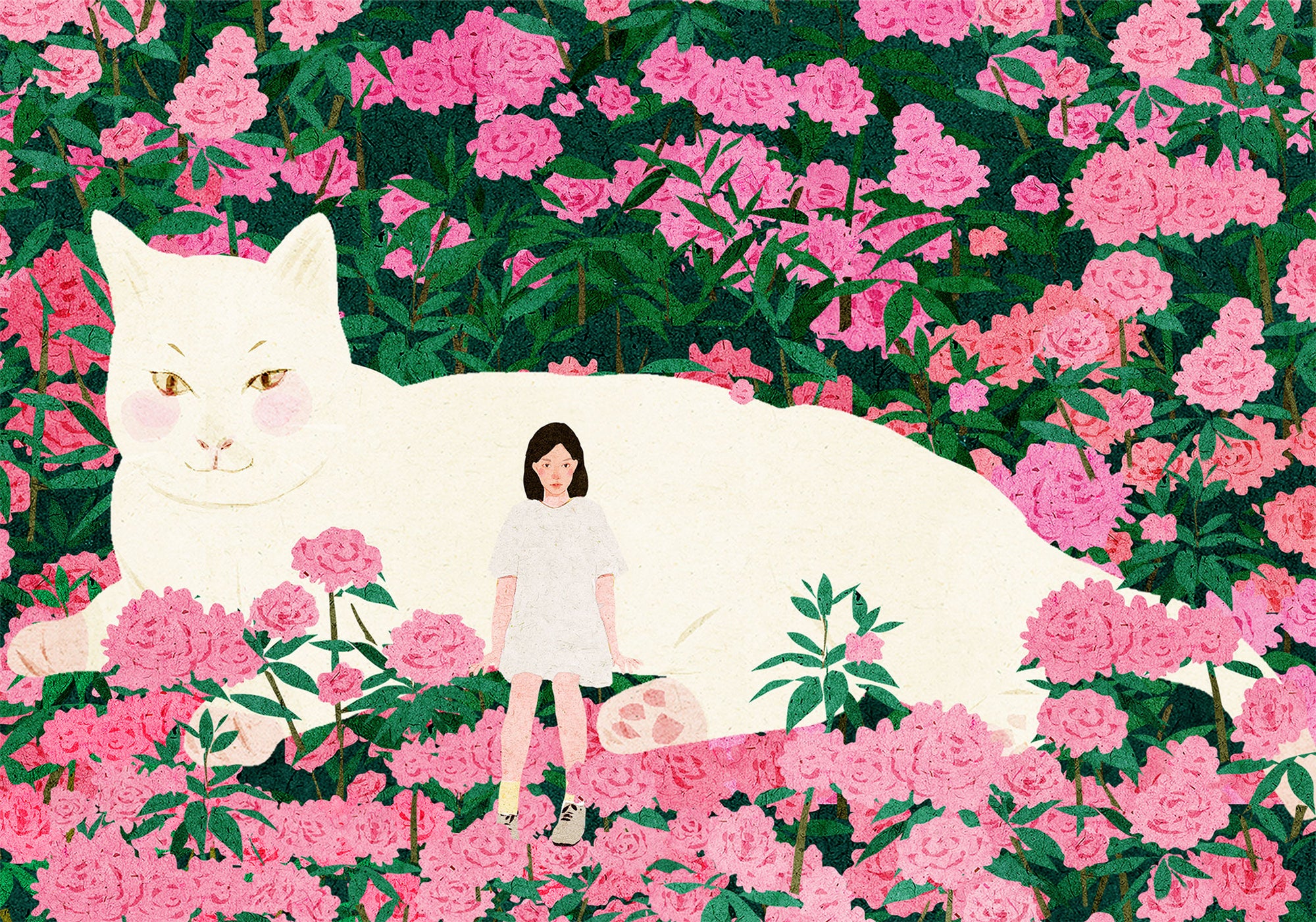 Flower Cat by Xuan Loc Xuan