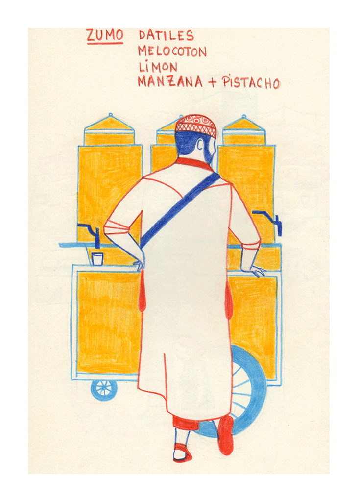 1."In the streets of Morocco 1" & 2."In the streets of Morocco 2"  by Carole Henaff -Diptych