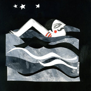 Nocturnal swimmer by Eleonora Arroyo - Toi Gallery 