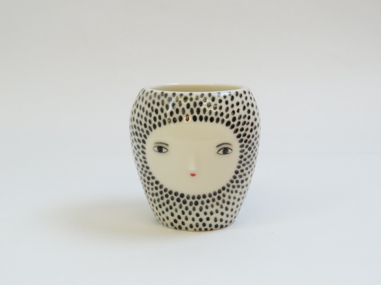 Polka dot vase by Kinska Ceramics