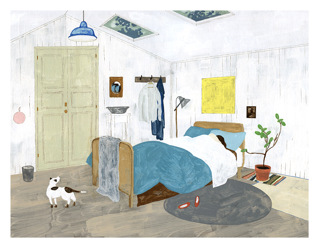 The room with skylight by Fumi Koike - Toi Gallery 