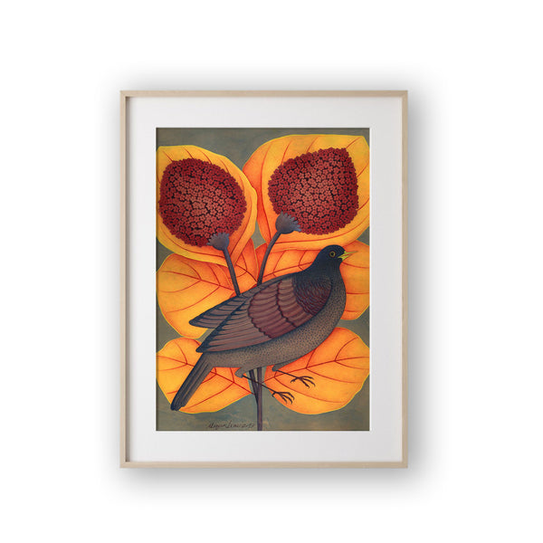Autumn Flower by Maryam Lamei Harvani - Toi Art Gallery