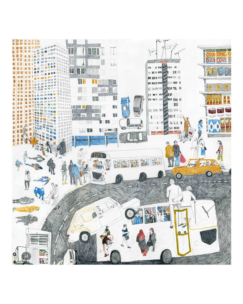 In my Neighborhood by Sylvie Bello - Toi Gallery 