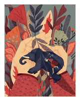 Little Blue Elephant by Daniela Gallego