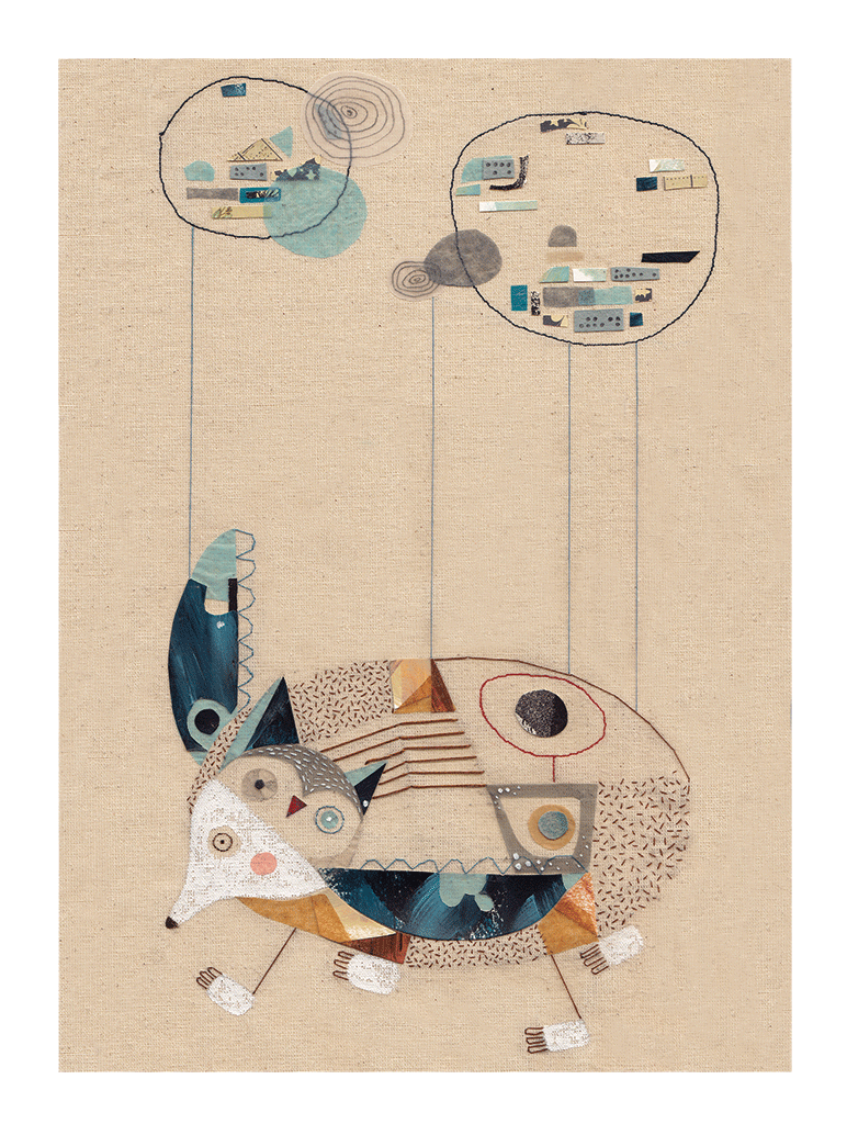 Owl Hedhog by Annalisa Bollini - Toi Gallery 