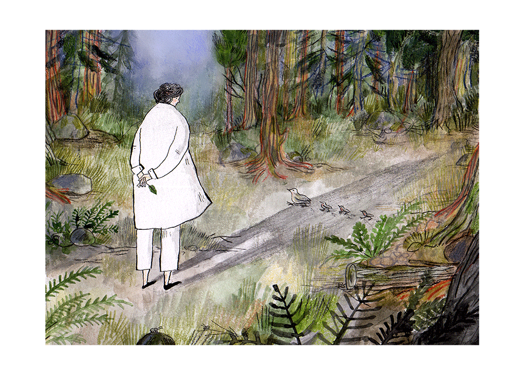 1. "Promenade" & 2.  "You are my forest"  by Inbar Algazi- Diptych