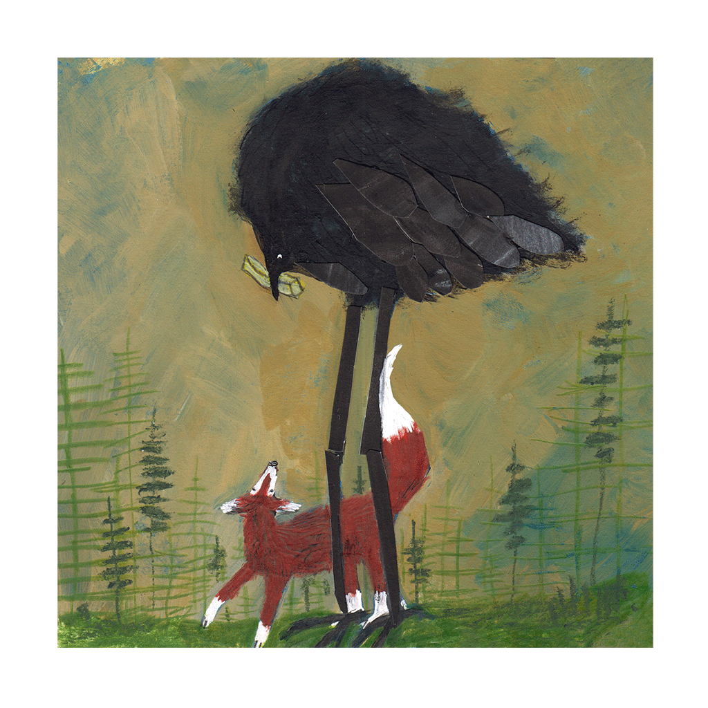 The raven and the fox by Inbar Algazi